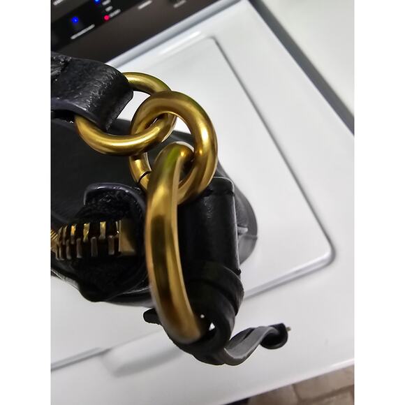 Fossil Talulla Hobo Shoulder Bag Purse Black Leather SHB2840 - Picture 12 of 13